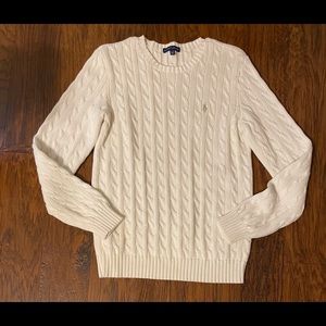 EUC Women’s Ralph Lauren Polo Cable Knit Sweater